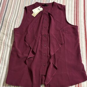 Sleeveless Plum Top